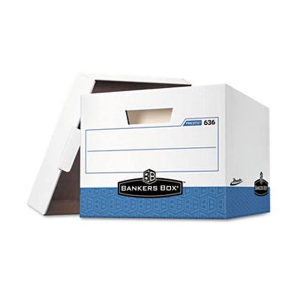 Bankers Box 0063601 Presto Maximum Strength Storage Box- Ltr/Lgl- 12" x 15" x 10"- WE- 12/Carton 63601 - main